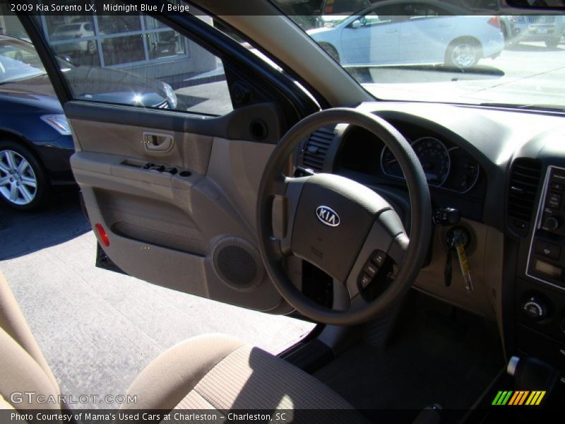 Midnight Blue / Beige 2009 Kia Sorento LX