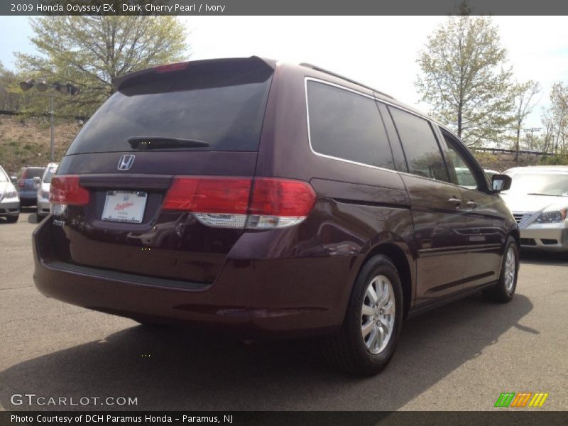 Dark Cherry Pearl / Ivory 2009 Honda Odyssey EX