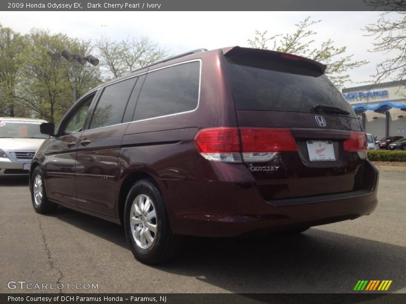 Dark Cherry Pearl / Ivory 2009 Honda Odyssey EX