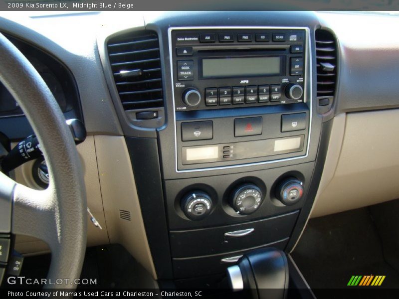 Midnight Blue / Beige 2009 Kia Sorento LX