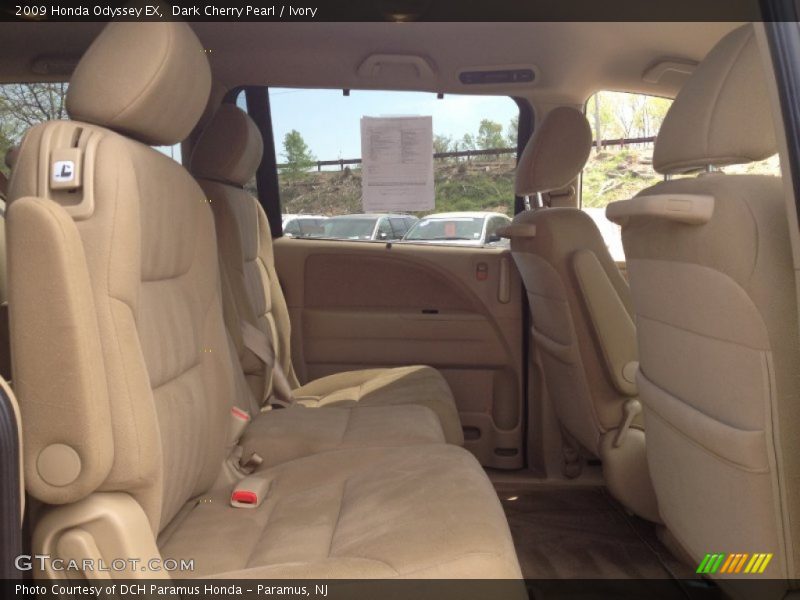 Dark Cherry Pearl / Ivory 2009 Honda Odyssey EX