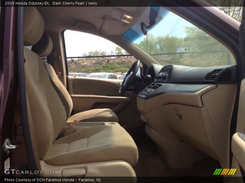 Dark Cherry Pearl / Ivory 2009 Honda Odyssey EX