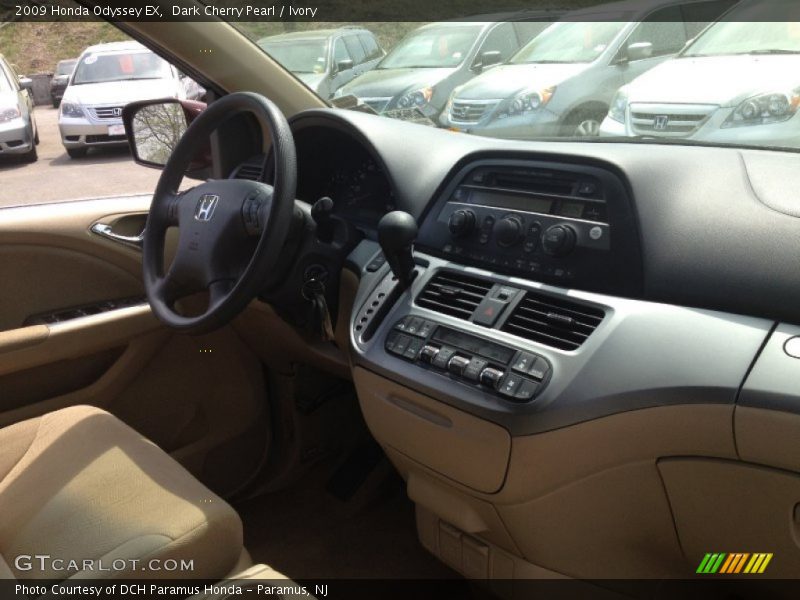 Dark Cherry Pearl / Ivory 2009 Honda Odyssey EX