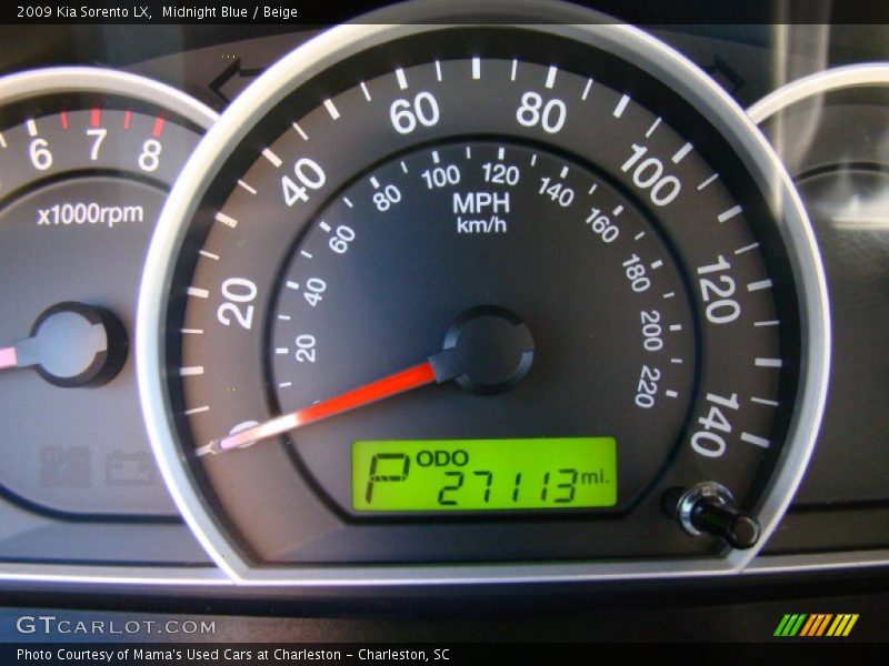 Midnight Blue / Beige 2009 Kia Sorento LX