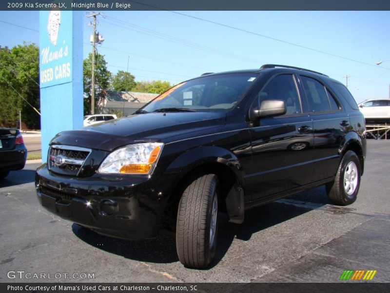 Midnight Blue / Beige 2009 Kia Sorento LX