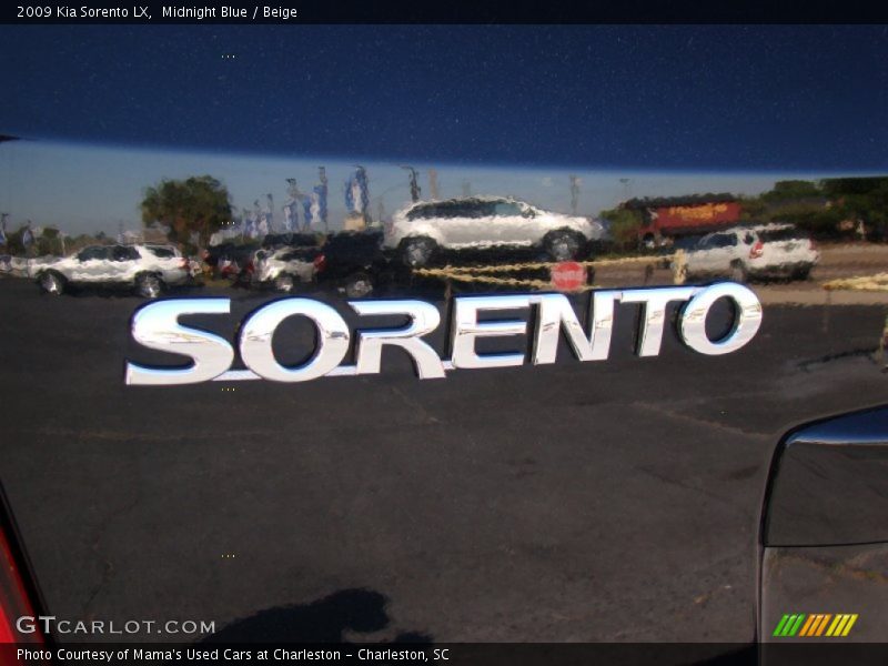 Midnight Blue / Beige 2009 Kia Sorento LX