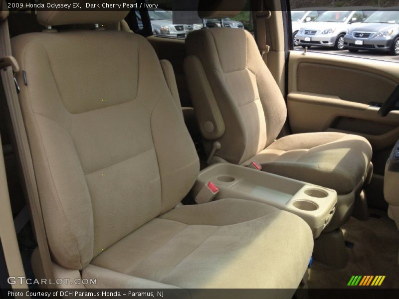 Dark Cherry Pearl / Ivory 2009 Honda Odyssey EX