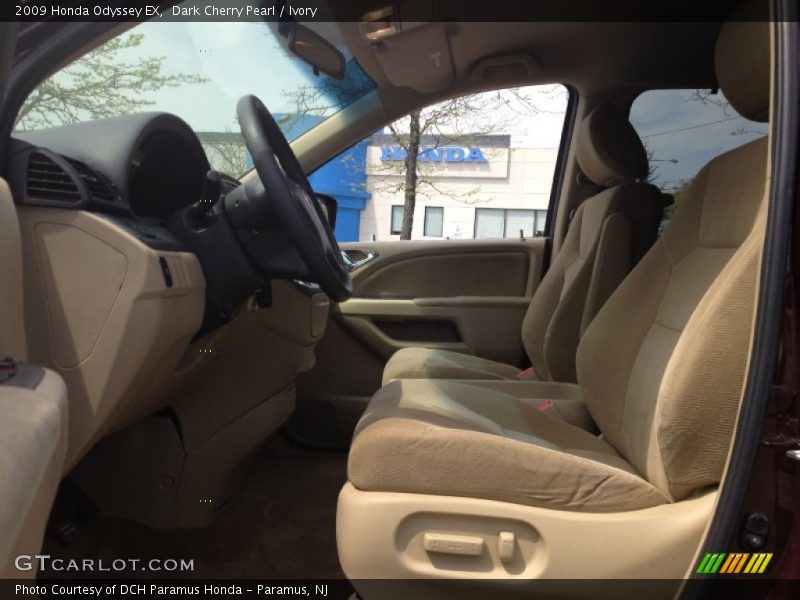 Dark Cherry Pearl / Ivory 2009 Honda Odyssey EX