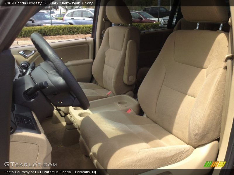 Dark Cherry Pearl / Ivory 2009 Honda Odyssey EX