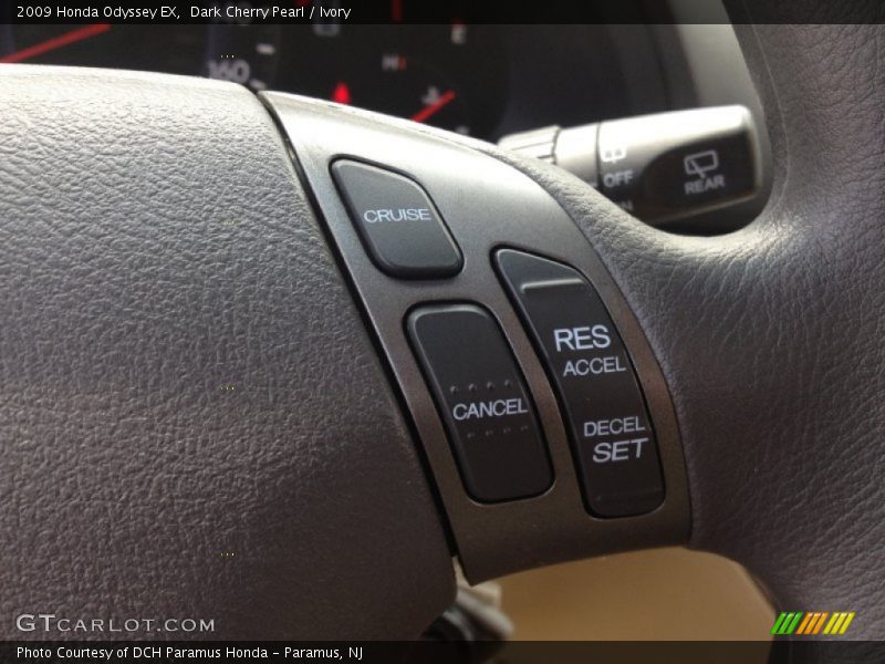 Dark Cherry Pearl / Ivory 2009 Honda Odyssey EX