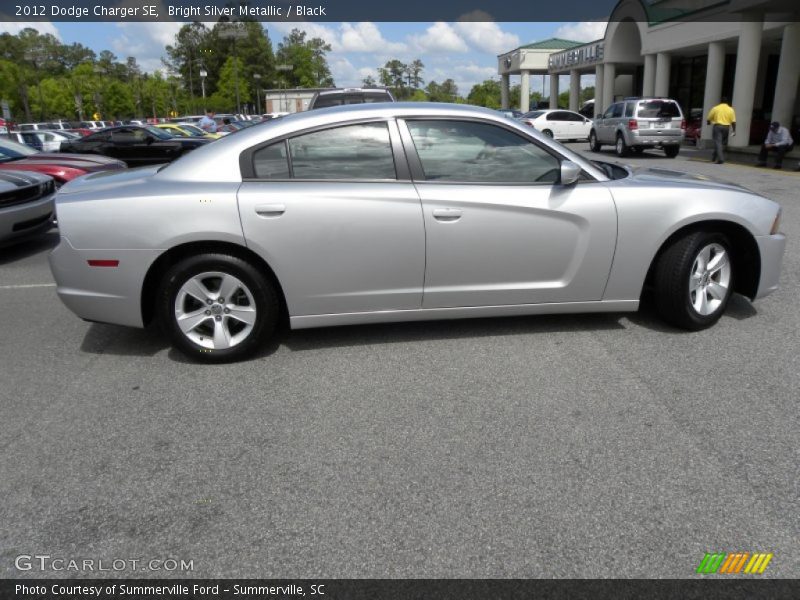 Bright Silver Metallic / Black 2012 Dodge Charger SE