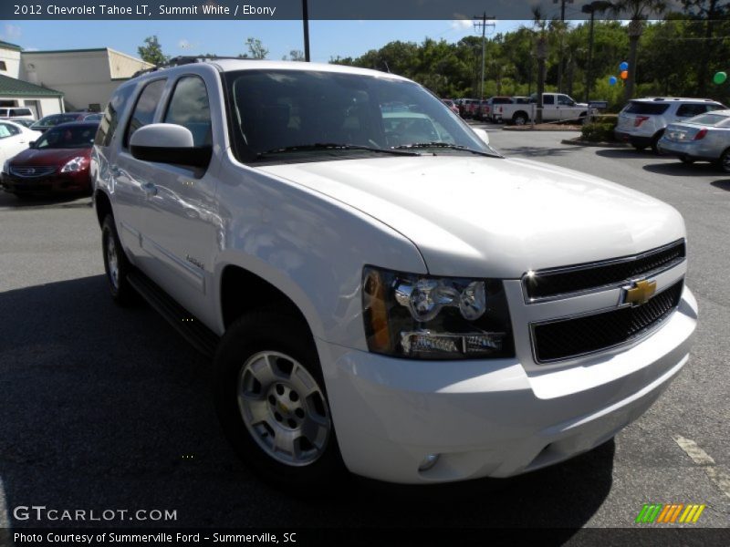 Summit White / Ebony 2012 Chevrolet Tahoe LT