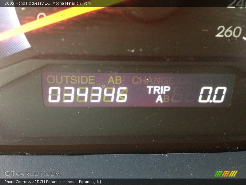 Mocha Metallic / Ivory 2009 Honda Odyssey LX