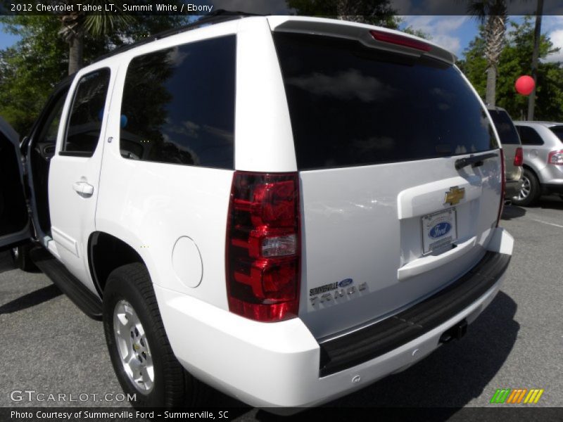 Summit White / Ebony 2012 Chevrolet Tahoe LT