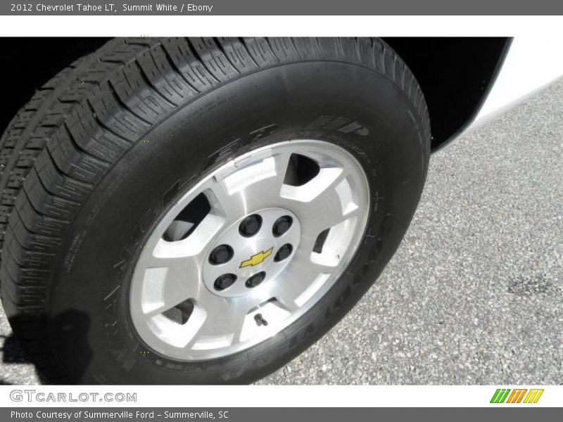Summit White / Ebony 2012 Chevrolet Tahoe LT