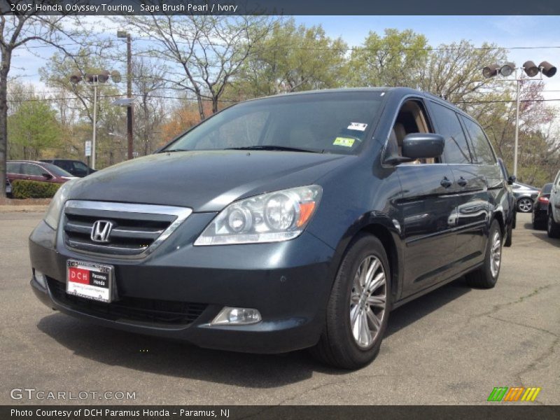 Sage Brush Pearl / Ivory 2005 Honda Odyssey Touring