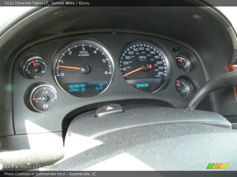 Summit White / Ebony 2012 Chevrolet Tahoe LT