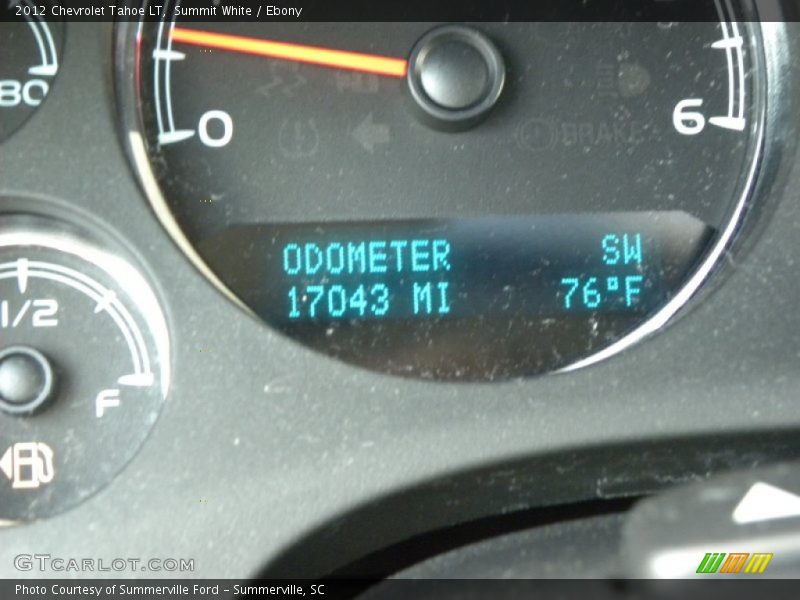 Summit White / Ebony 2012 Chevrolet Tahoe LT
