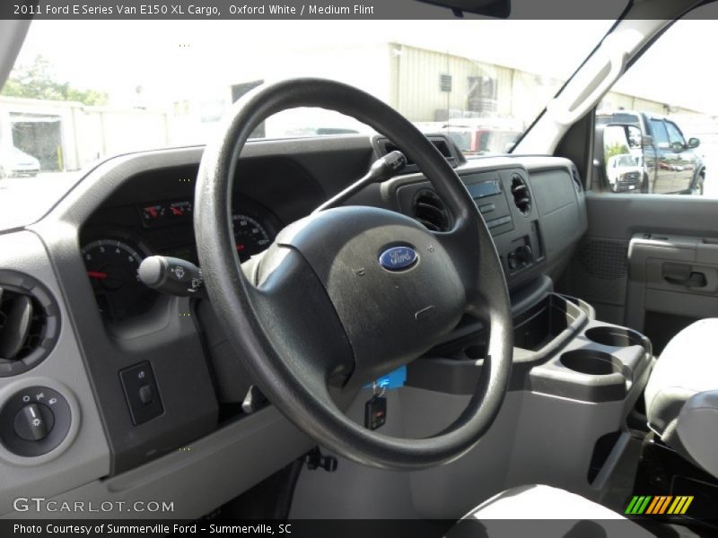 Oxford White / Medium Flint 2011 Ford E Series Van E150 XL Cargo