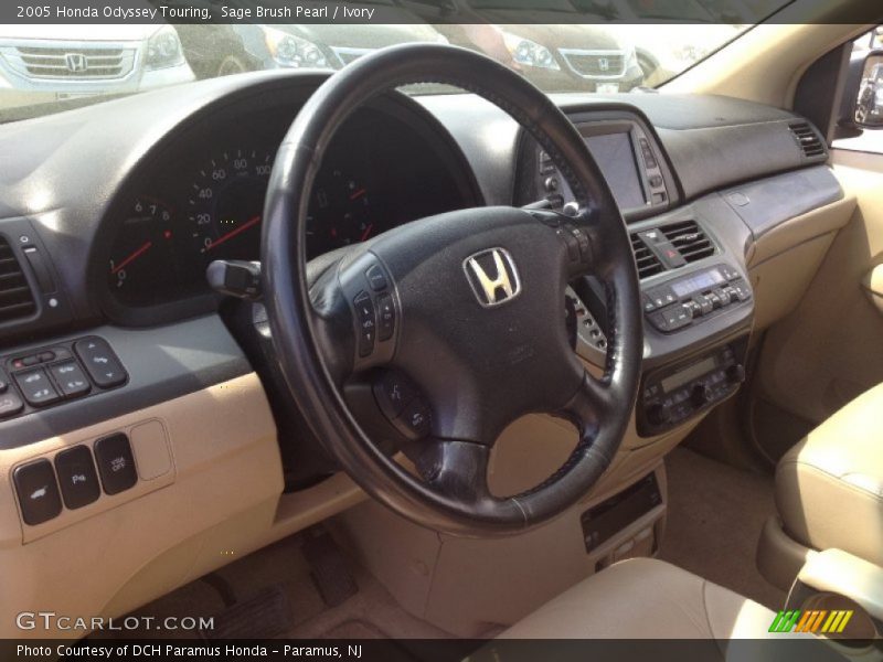 Sage Brush Pearl / Ivory 2005 Honda Odyssey Touring