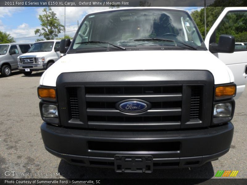 Oxford White / Medium Flint 2011 Ford E Series Van E150 XL Cargo