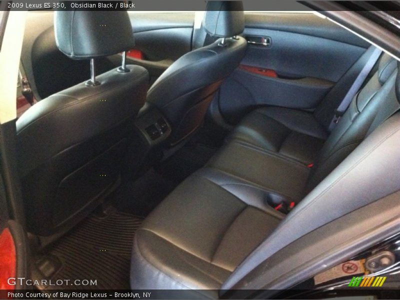 Obsidian Black / Black 2009 Lexus ES 350
