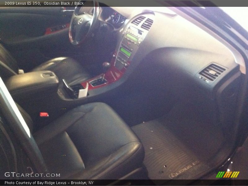 Obsidian Black / Black 2009 Lexus ES 350