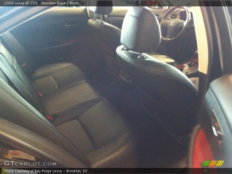 Obsidian Black / Black 2009 Lexus ES 350