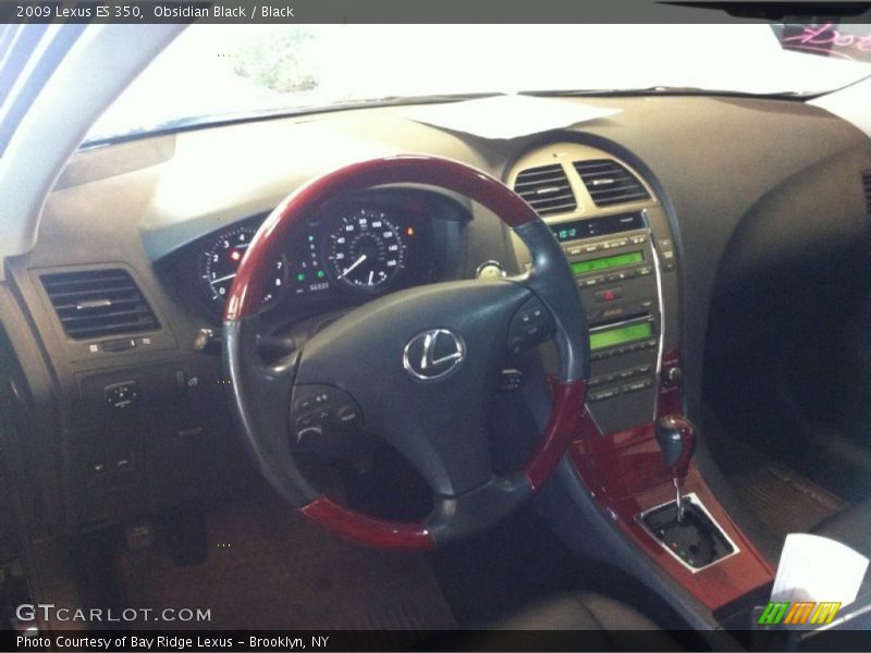 Obsidian Black / Black 2009 Lexus ES 350