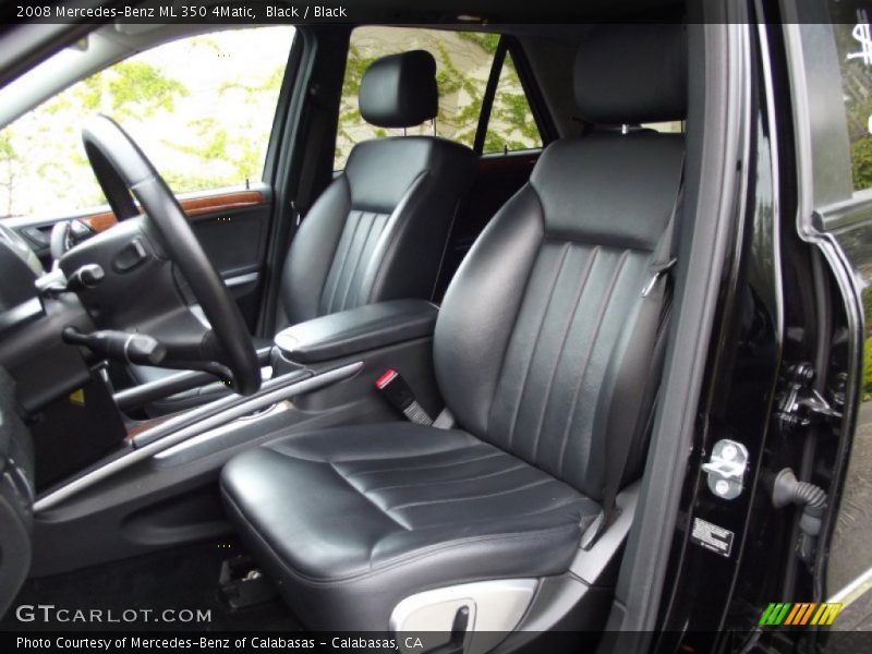 Black / Black 2008 Mercedes-Benz ML 350 4Matic