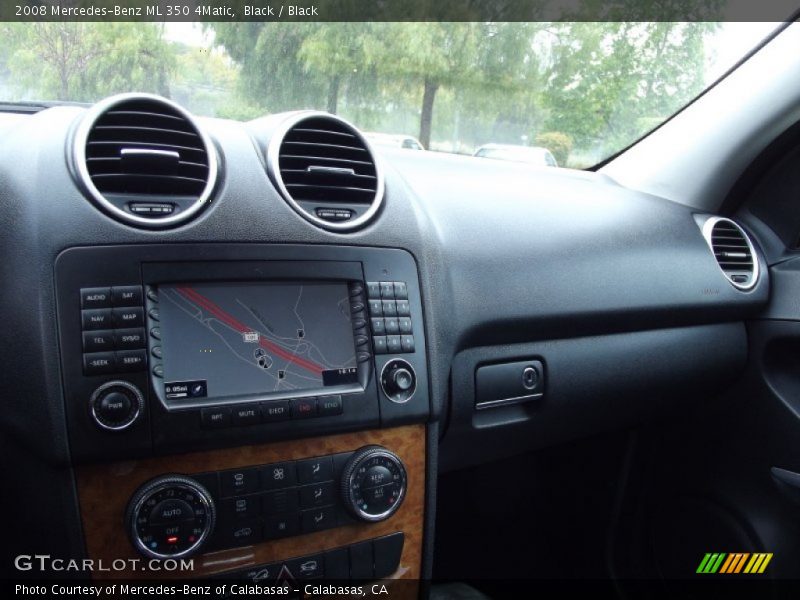 Black / Black 2008 Mercedes-Benz ML 350 4Matic