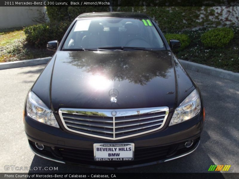 Black / Almond/Mocha 2011 Mercedes-Benz C 300 Luxury