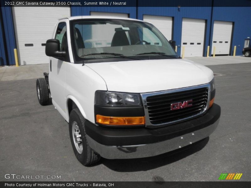 Summit White / Neutral 2012 GMC Savana Cutaway 3500 Chassis