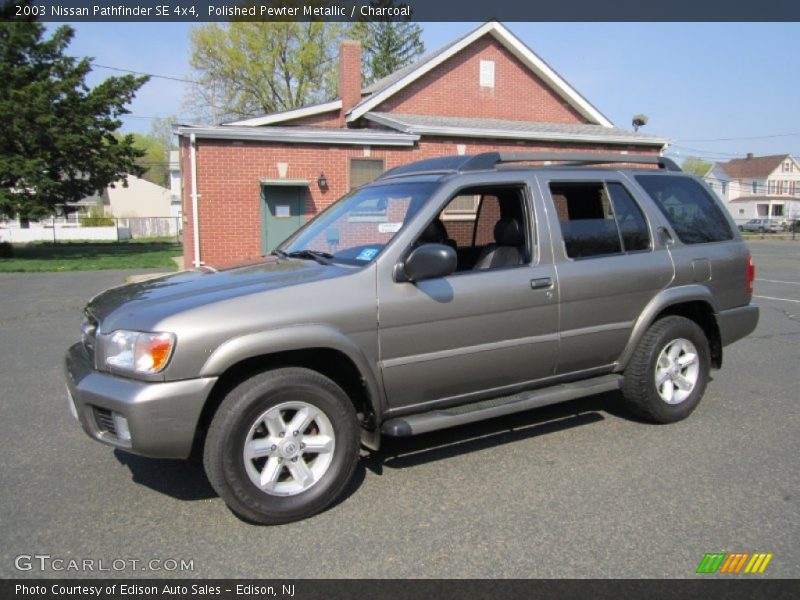 Polished Pewter Metallic / Charcoal 2003 Nissan Pathfinder SE 4x4