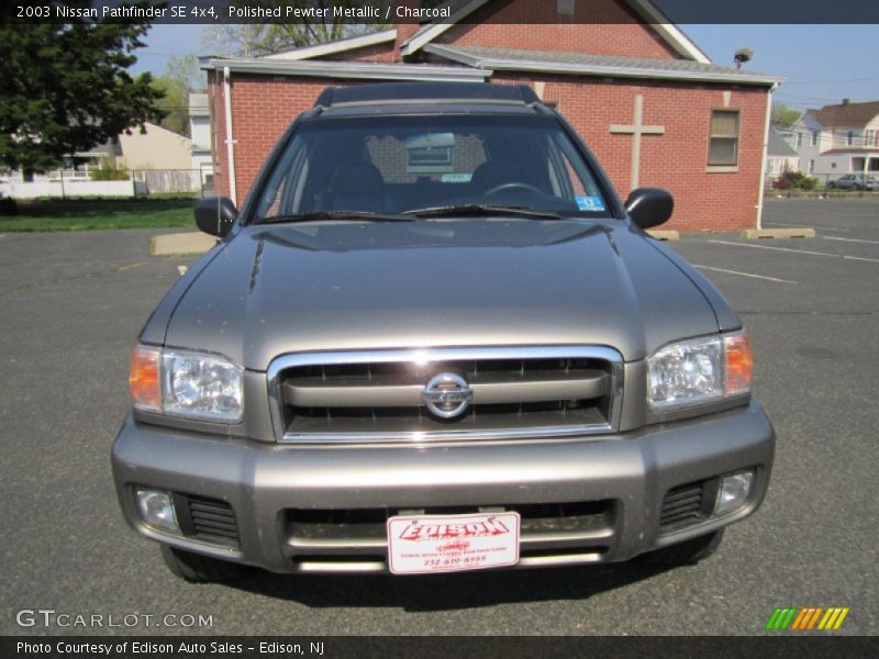 Polished Pewter Metallic / Charcoal 2003 Nissan Pathfinder SE 4x4