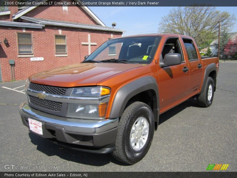 Sunburst Orange Metallic / Very Dark Pewter 2006 Chevrolet Colorado LT Crew Cab 4x4