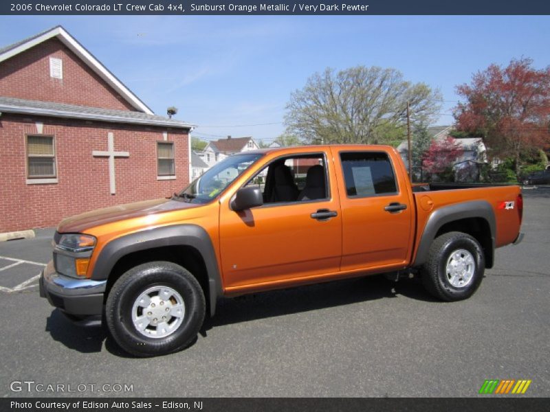 Sunburst Orange Metallic / Very Dark Pewter 2006 Chevrolet Colorado LT Crew Cab 4x4