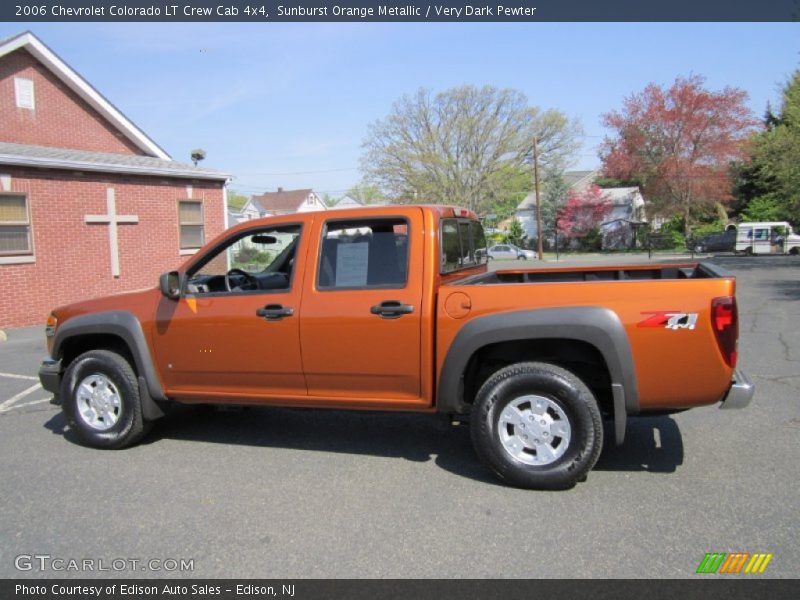 Sunburst Orange Metallic / Very Dark Pewter 2006 Chevrolet Colorado LT Crew Cab 4x4