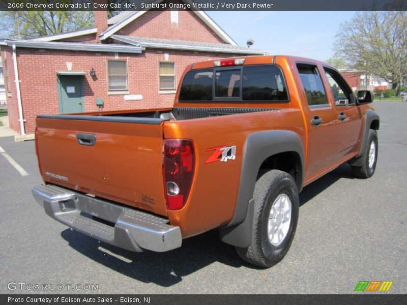 Sunburst Orange Metallic / Very Dark Pewter 2006 Chevrolet Colorado LT Crew Cab 4x4