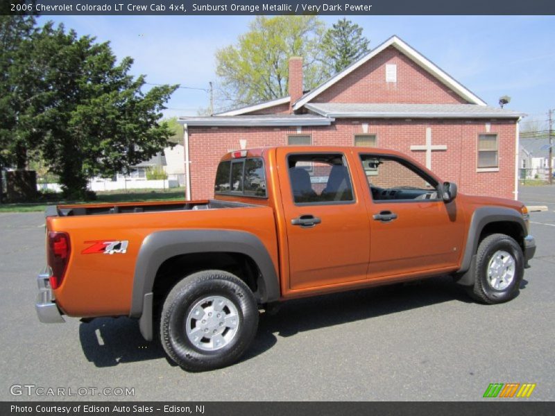 Sunburst Orange Metallic / Very Dark Pewter 2006 Chevrolet Colorado LT Crew Cab 4x4