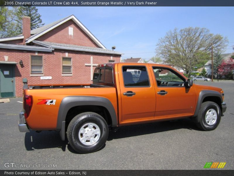 Sunburst Orange Metallic / Very Dark Pewter 2006 Chevrolet Colorado LT Crew Cab 4x4