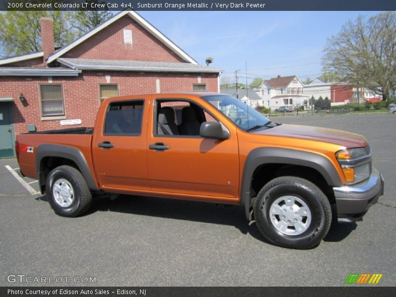 Sunburst Orange Metallic / Very Dark Pewter 2006 Chevrolet Colorado LT Crew Cab 4x4
