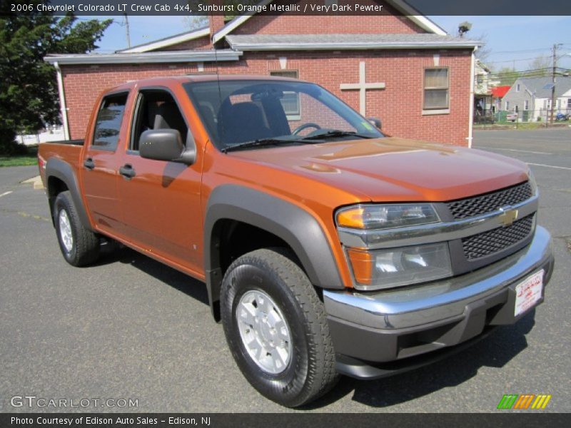 Sunburst Orange Metallic / Very Dark Pewter 2006 Chevrolet Colorado LT Crew Cab 4x4