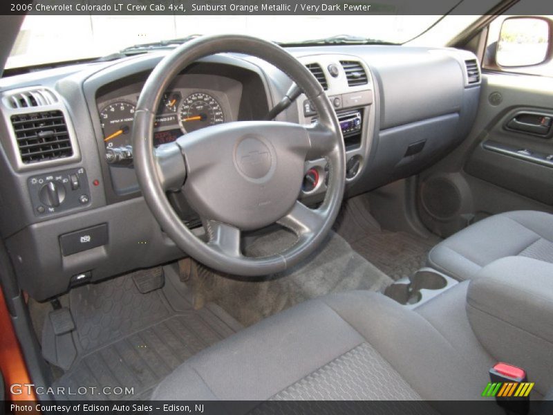 Sunburst Orange Metallic / Very Dark Pewter 2006 Chevrolet Colorado LT Crew Cab 4x4