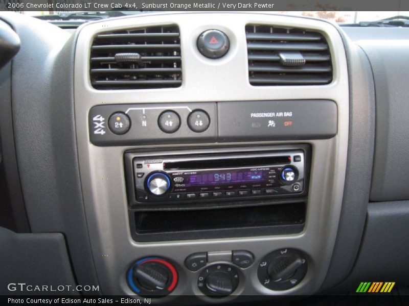 Sunburst Orange Metallic / Very Dark Pewter 2006 Chevrolet Colorado LT Crew Cab 4x4