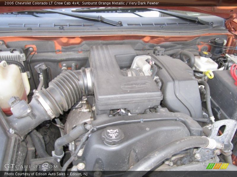 Sunburst Orange Metallic / Very Dark Pewter 2006 Chevrolet Colorado LT Crew Cab 4x4