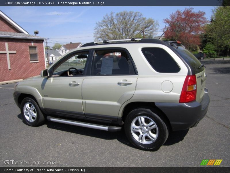 Champagne Metallic / Beige 2006 Kia Sportage EX V6 4x4