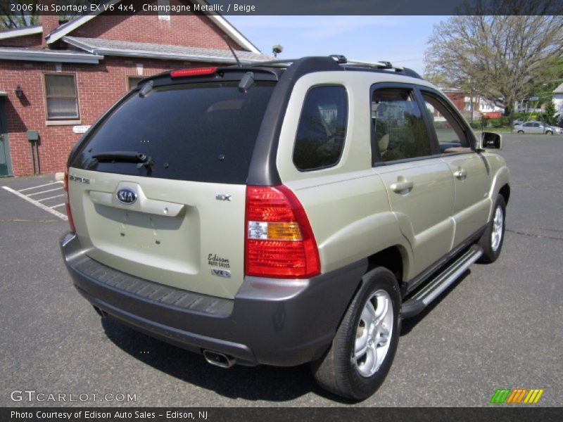 Champagne Metallic / Beige 2006 Kia Sportage EX V6 4x4