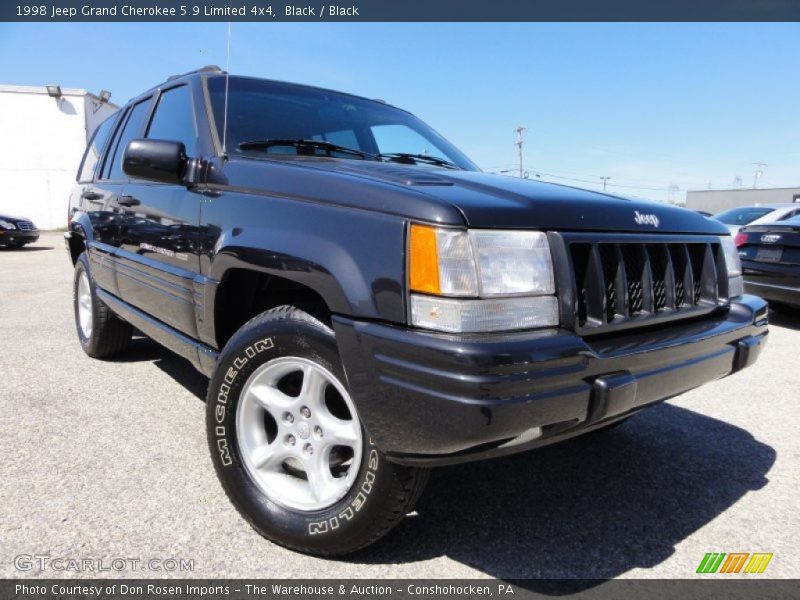 Black / Black 1998 Jeep Grand Cherokee 5.9 Limited 4x4