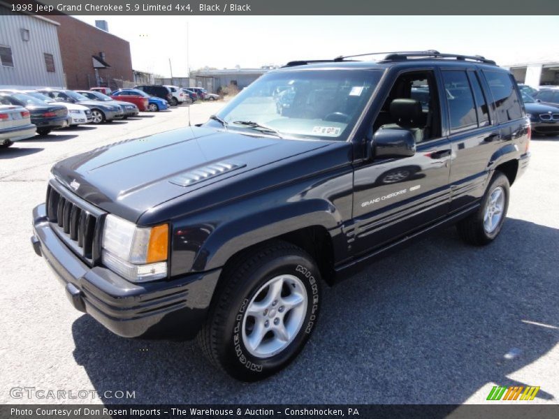 Black / Black 1998 Jeep Grand Cherokee 5.9 Limited 4x4